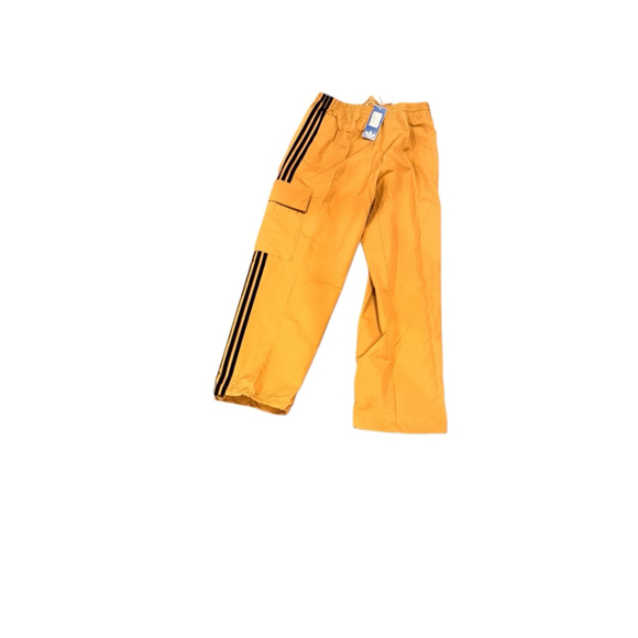 Men's Adidas Cargo Pants M Brown with Black Stripes - Picture 2 of 4